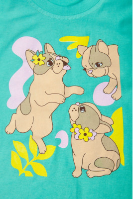 Комплект для дівчаток з 3-х футболок